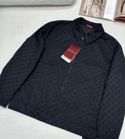 구찌 리버시블 나일론&GG캔버스 자켓