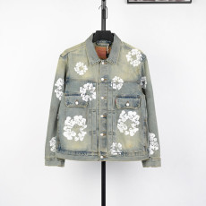 데님티어스 프린트 데님 자켓