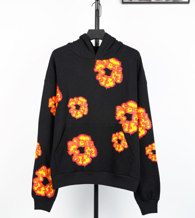 데님티어스 코튼 프린트 후드