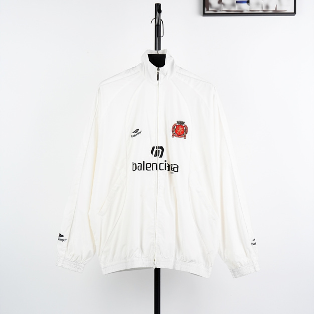 발렌시아가 고밀도 코튼 혼방 집업 자켓