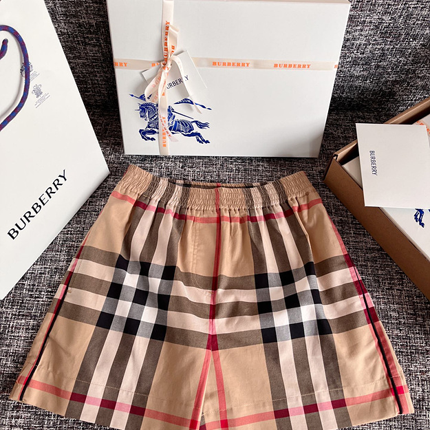 버버리 체크 반바지