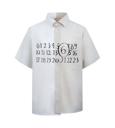 mm6 스팽글 스트라이프 셔츠