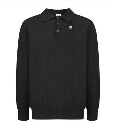 셀린느 자수 폴로 니트