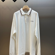 미우미우 자수 폴로 긴팔