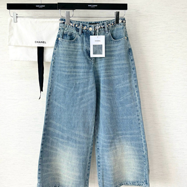 샤넬 데님 팬츠