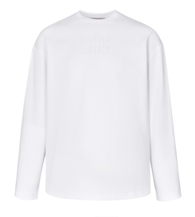 미우미우 레터링 긴팔