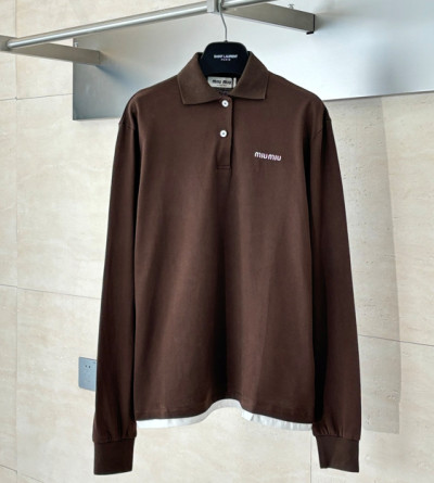 미우미우 피케 폴로 긴팔