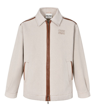 미우미우 캔버스 집업 자켓