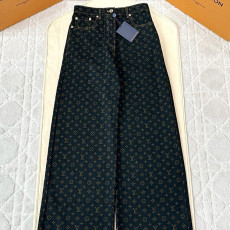 루이비통 자카드 데님 팬츠