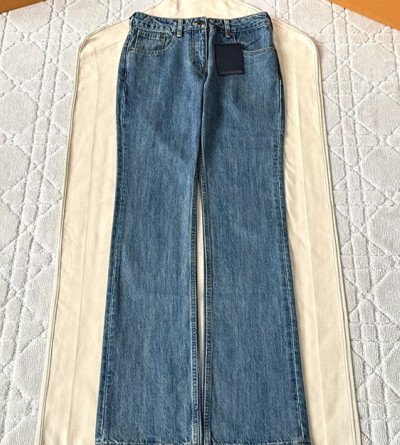 루이비통 자수 데님 팬츠