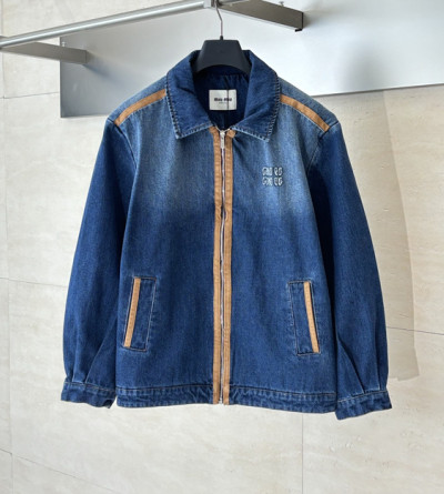 미우미우 구제워싱 집업 자켓