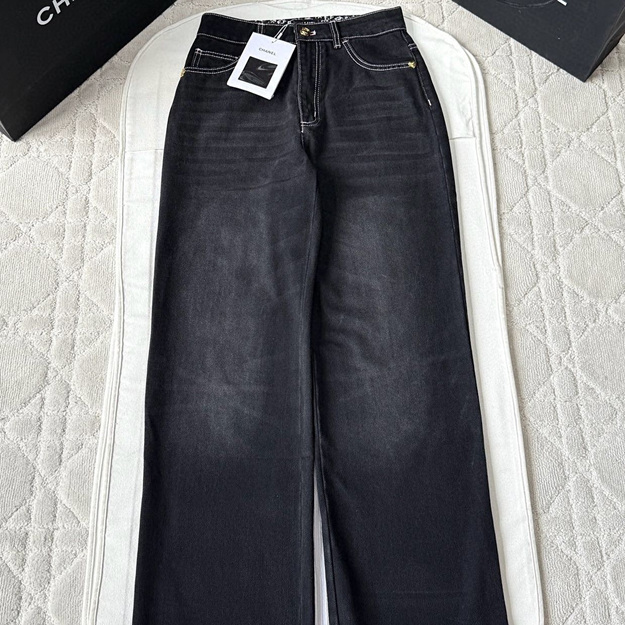 샤넬 데님 팬츠