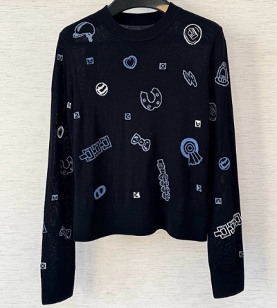 에르메스 라운드 니트