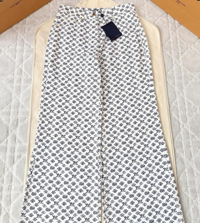 루이비통 면 자가드 팬츠