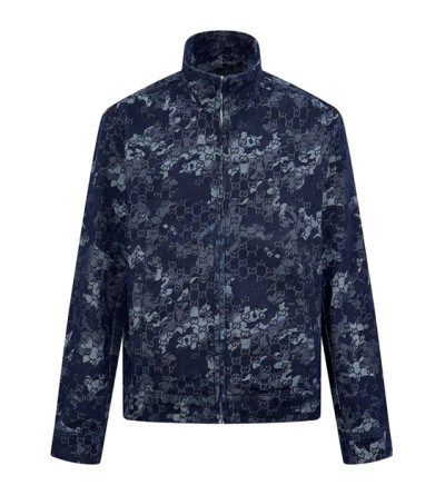 구찌 자카드 데님 재킷