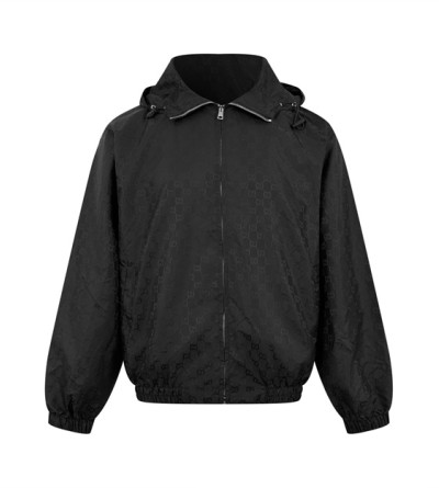 구찌 자카드 집업 후드