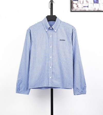 미우미우 체크 셔츠