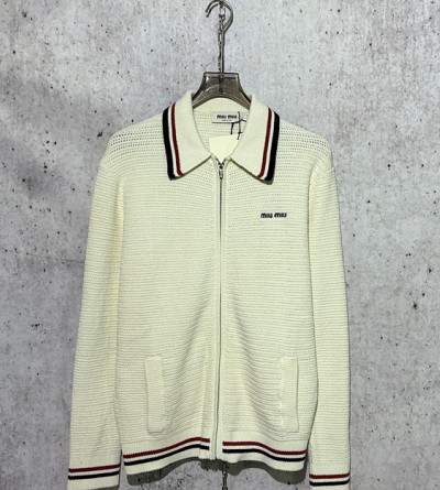 미우미우 집업 니트