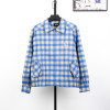 스투시 스몰로고 체크 자켓