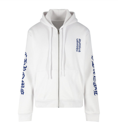 크롬하츠 프린팅 집업 후드