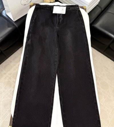 프라다 데님 로고 팬츠