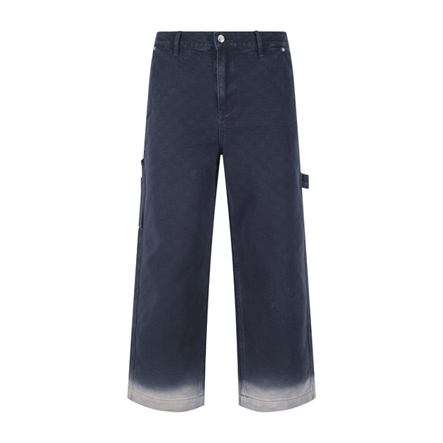 구찌 자카드 데님 팬츠