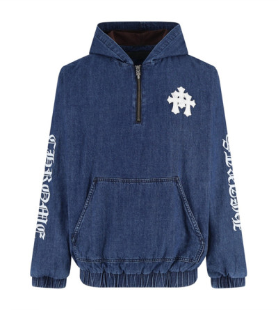 크롬하츠 반집업 데님