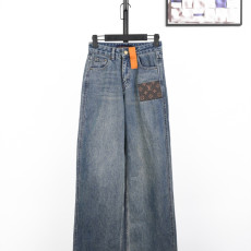 루이비통 구제 블루 데님 팬츠