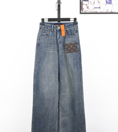 루이비통 구제 블루 데님 팬츠