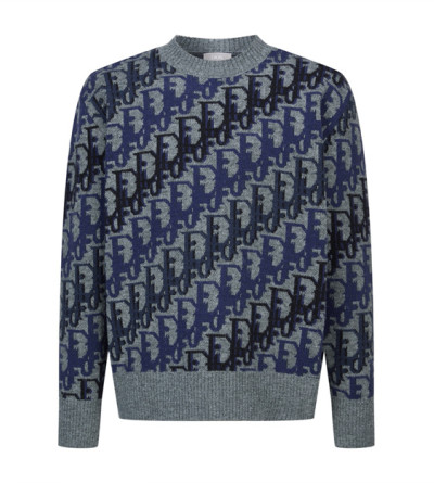 디올 자가드 니트