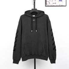 오프화이트 프린트 후드