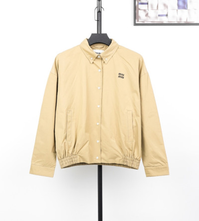 미우미우 코튼 셔츠형 재킷