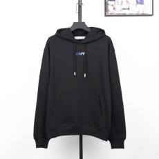 오프화이트 프린트 후드