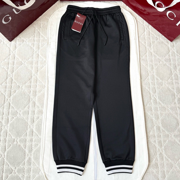 구찌 로고 자수 팬츠