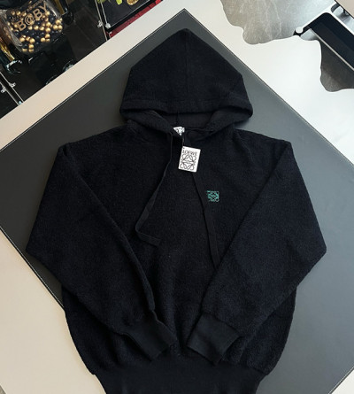 로에베 자수 로고 후드