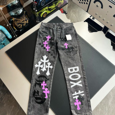 크롬하츠 패치 데님 팬츠