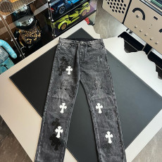 크롬하츠 패치 데님 팬츠