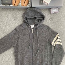 톰브라운 캐시미어 집업 후드