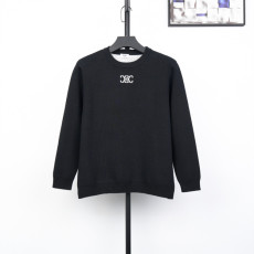 셀린느 넥 로고 니트