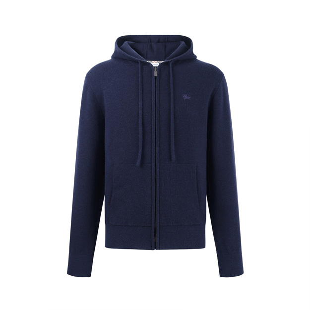 버버리 울혼방 집업 후드