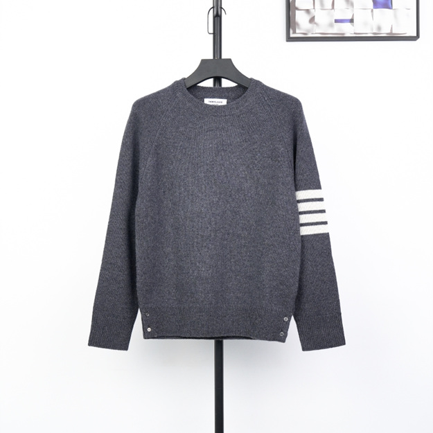 톰브라운 울 라운드 니트