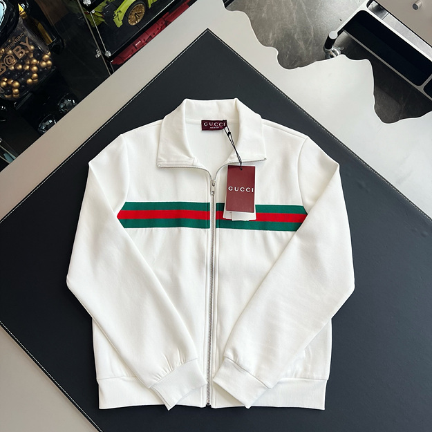 구찌 3선 집업 자켓