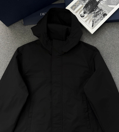 디올 자수 로고 집업 후드