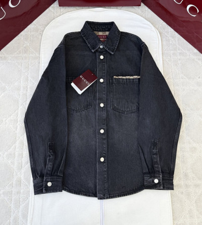 구찌 셔츠형 데님 자켓