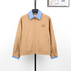 미우미우 알파카 집업 자켓