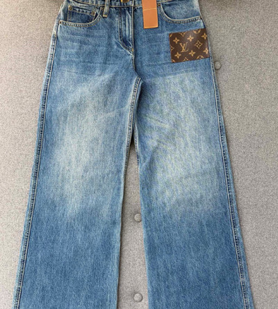 루이비통 워싱 데님 팬츠