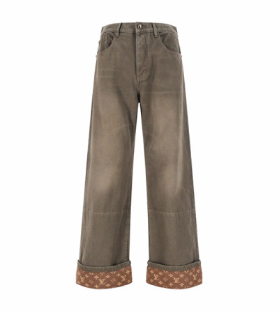 루이비통 밑단 자카드 진