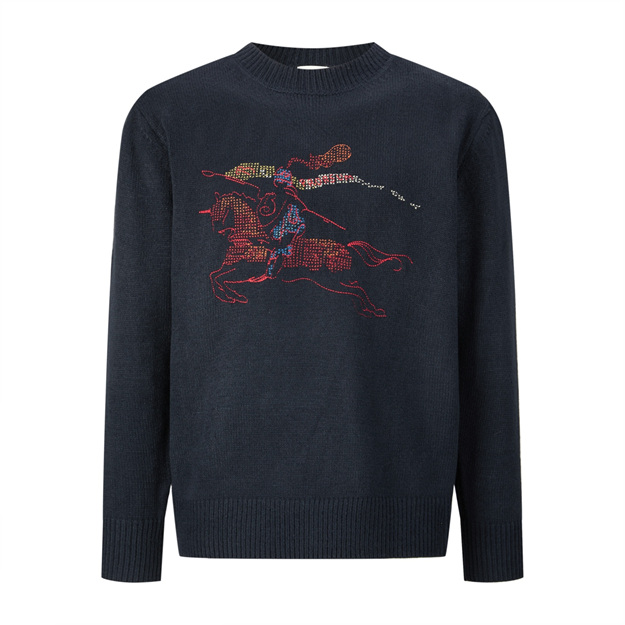 버버리 자수 로고 니트