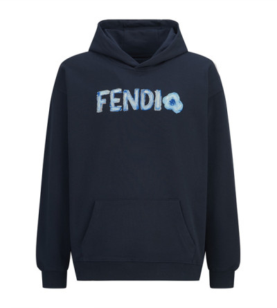 펜디 손그림 로고 후드