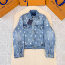 루이비통 자수 데님 자켓